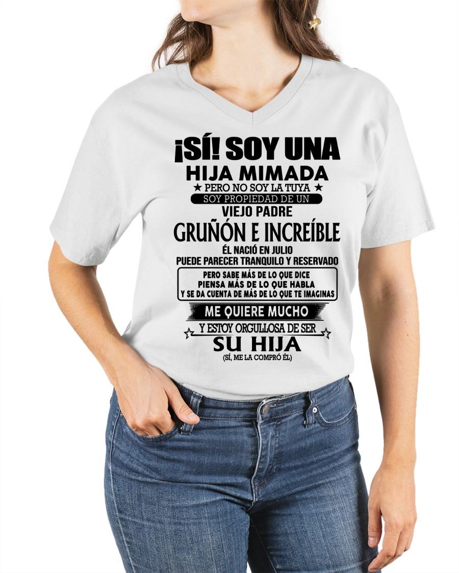 (Julio) Padre Increíble - Regalo especial para hija - T07 (Sku.TbnA16)