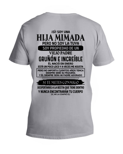 Enero - Padre increíble nacido en enero - Regalo perfecto para tu hija - T01 (SKU05-91-01)