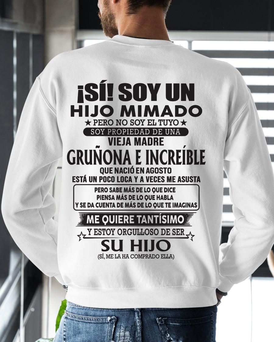 Agosto - Madre increíble de agosto – Regalo especial para hijo – T08 (SKU05-85)