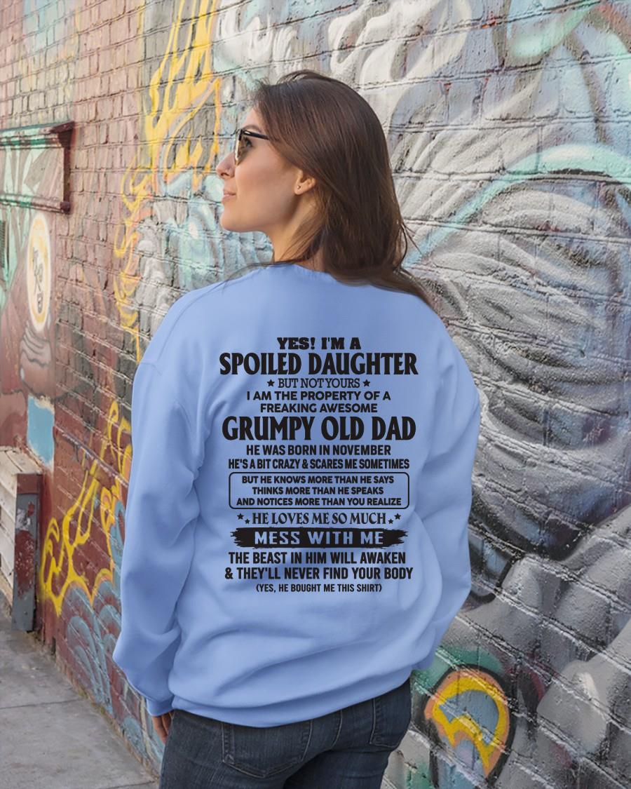 November - Grumpy Old Dad was born in November - Gift for your daughter from dad - HL11 (SKU05-89-11)