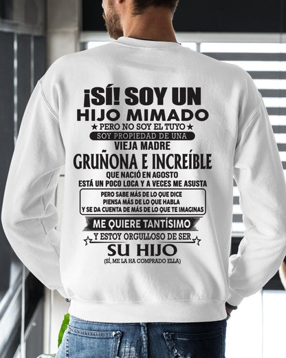 Agosto - Madre increíble de agosto – Regalo especial para hijo – T08 (SKU05-85)