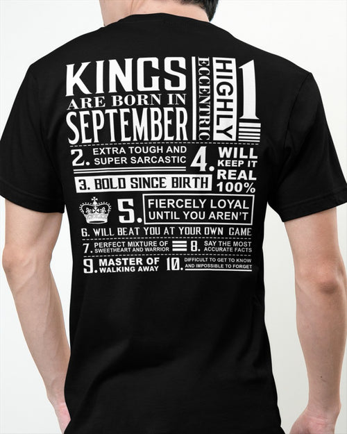 Kings Are Born in September – Bold, Eccentric, and Unforgettable! (SKU06-18-09)