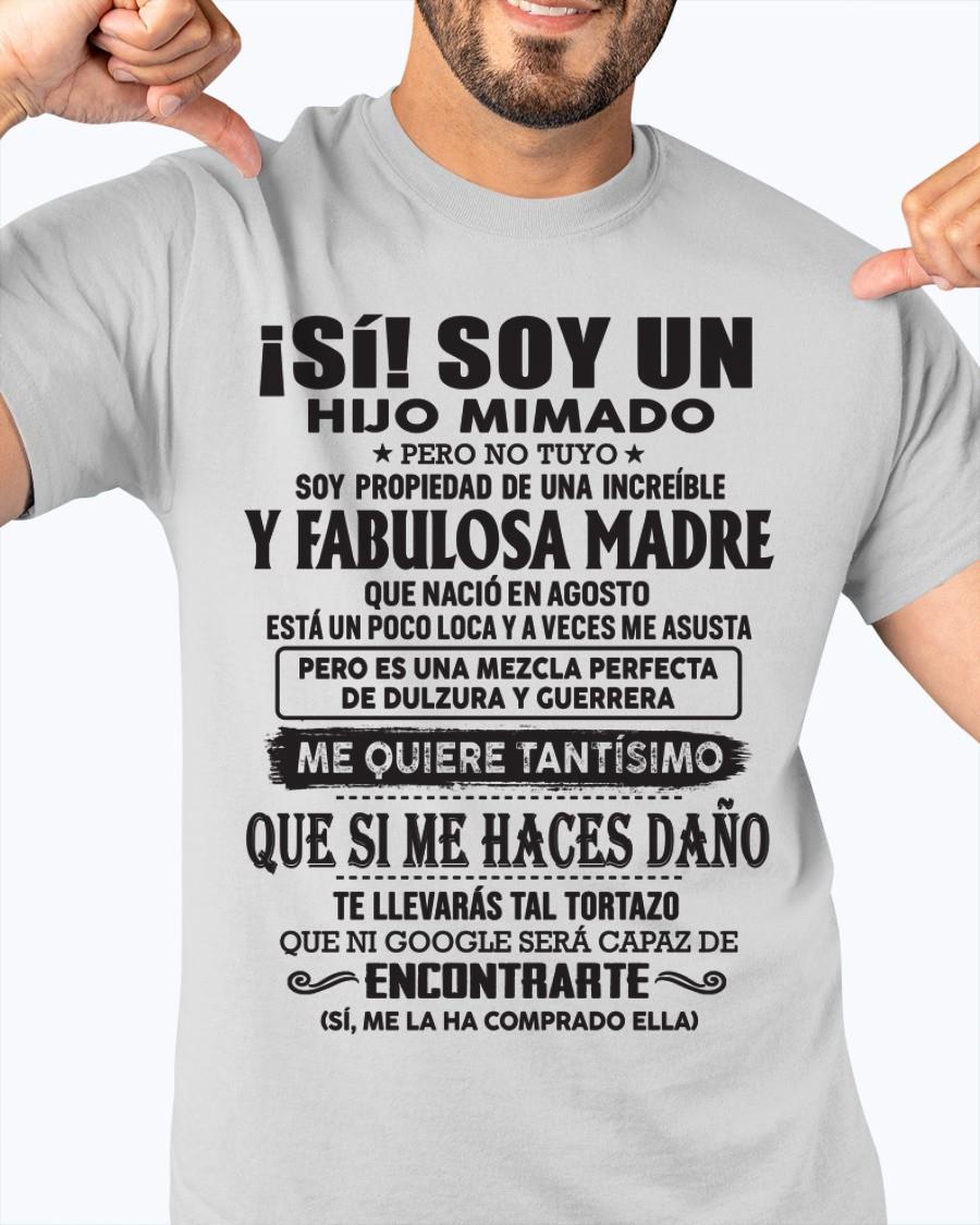 Madre increíble nació en agosto – Regalo especial para hijo – T08 (SKU06-12)
