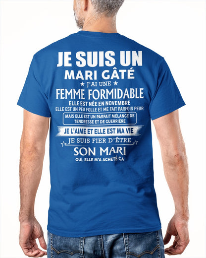 Femme Formidable Novembre – Cadeau Parfait Pour Votre Mari – HL11 (SKU06-56-11)