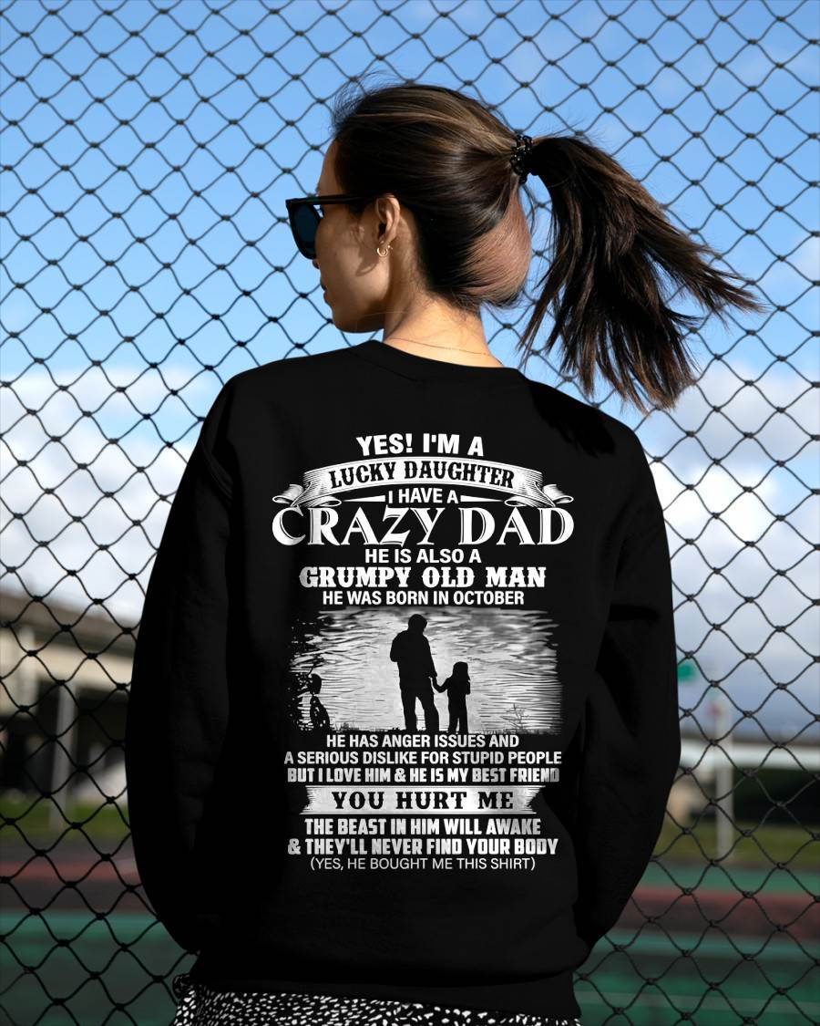 October - Gift For Daughter Tshirt - Funny T-shirts For Daughters - Special gift for your daughter - HL10 (SKU2604-47-10)