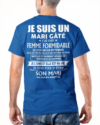 Femme Formidable Septembre – Cadeau Parfait Pour Votre Mari – HL09 (SKU06-56-09)