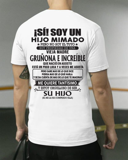 Agosto - Madre increíble de agosto – Regalo especial para hijo – T08 (SKU05-85)